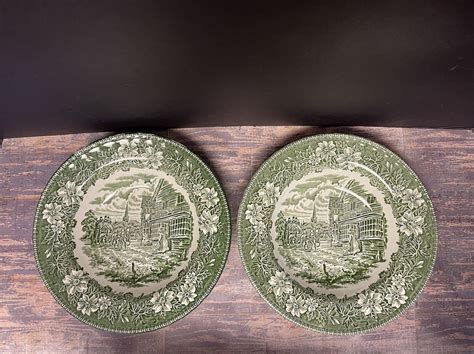 staffordshire taverns plates